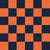 Chess Board in Navy Blue and Orange Image