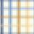 Retro Blue and Brown Plaid with tinted background large scale wallpaper Image