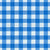 Checkered Tablecloth Blue and White Image