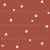 Cream Star Dots on Terracotta Image