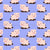 Cute Piglet, Piggies on Blue Image