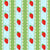 Sweet Lace Strawberry Stripes in Green and Blue Image
