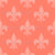 Pretty In Paris - Pink Fleur de Lis on Coral Image