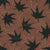 Japanese maple leaves with dots - redish brown and black Image