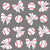 Baseballs and Bows Grey Image