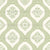 Cream and Pastel Green Christmas Ornaments Soft Monochrome Ogee Dots Image