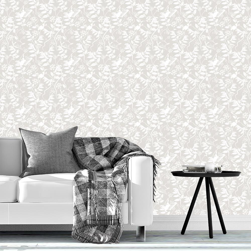 Spring Calls_ Light Taupe_Wallpaper