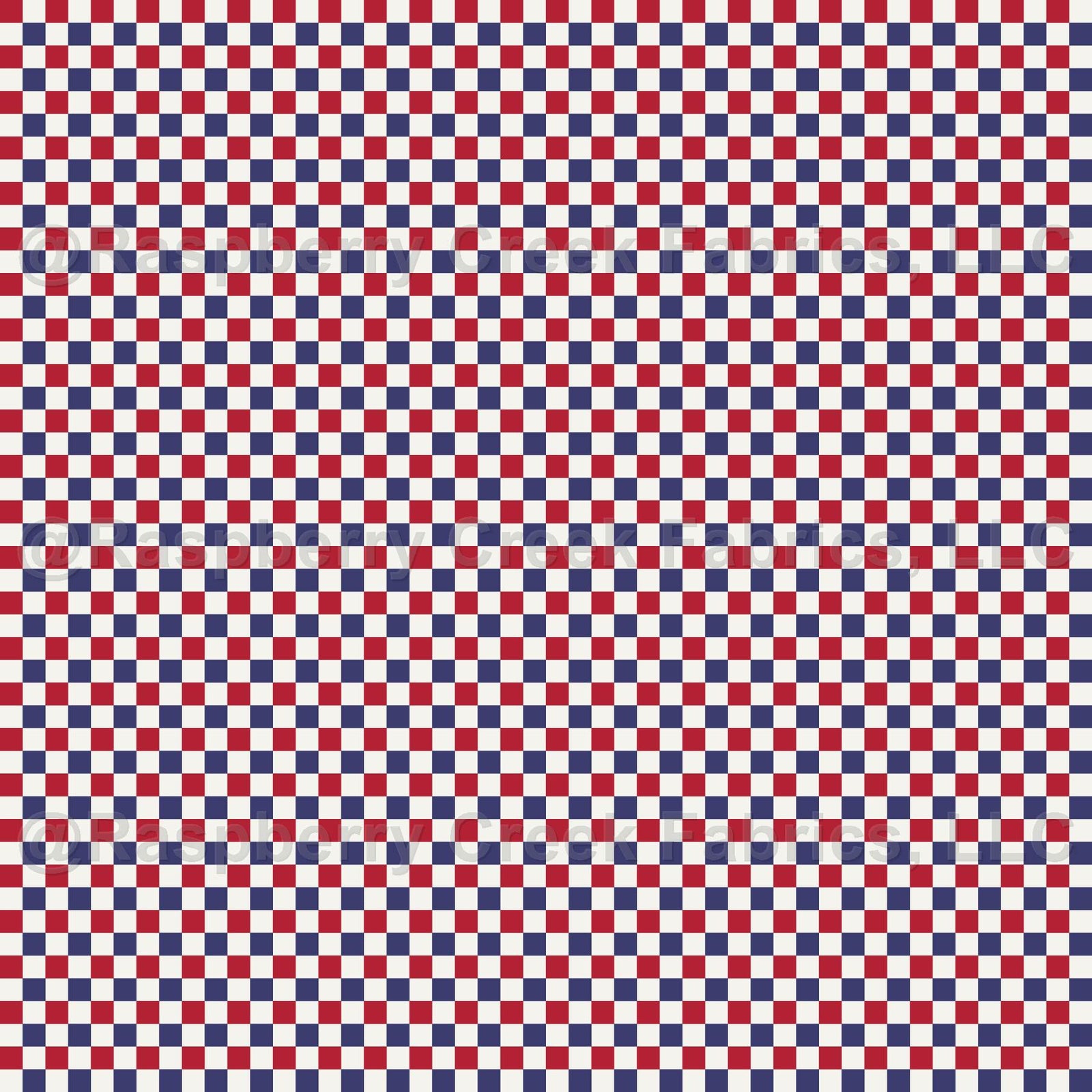 Red Blue White patriotic checkerboard geometric classic. US flag pattern featuring stars, stripes, and classic American flag colors—perfect for 4th of July décor, apparel, totebags, quilts, or festive table settings.