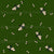 Dragonfly and Fly on Dark Green, Frog Pond Collection by Benchmark Boutique Image