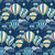 Hot-Air Balloon Fiesta Night Flight - Swallow Blue Image