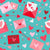 Love Letters Valentine's Day Pink and Blue Image