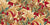 Rococo Bliss | Red, Green, Cream Acanthus Leaves Festive Christmas Design Image