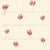 dainty painted leaves pink on white Image