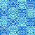 Aloha Tiki Check Blue Image