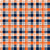 Team Spirit Football Plaid in Denver Broncos Blue Orange White Image