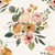 Charlottle Boho Floral Blossoms on Cream Image