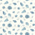 Sea Shells Summer Coastal Ink Sketch - Calm Blue Gray Off White Image
