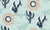 Mid century desert and cactuses on bold background Image