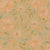Hand Painted Watercolor Daisy Floral in Peach and Sage on Tan Image