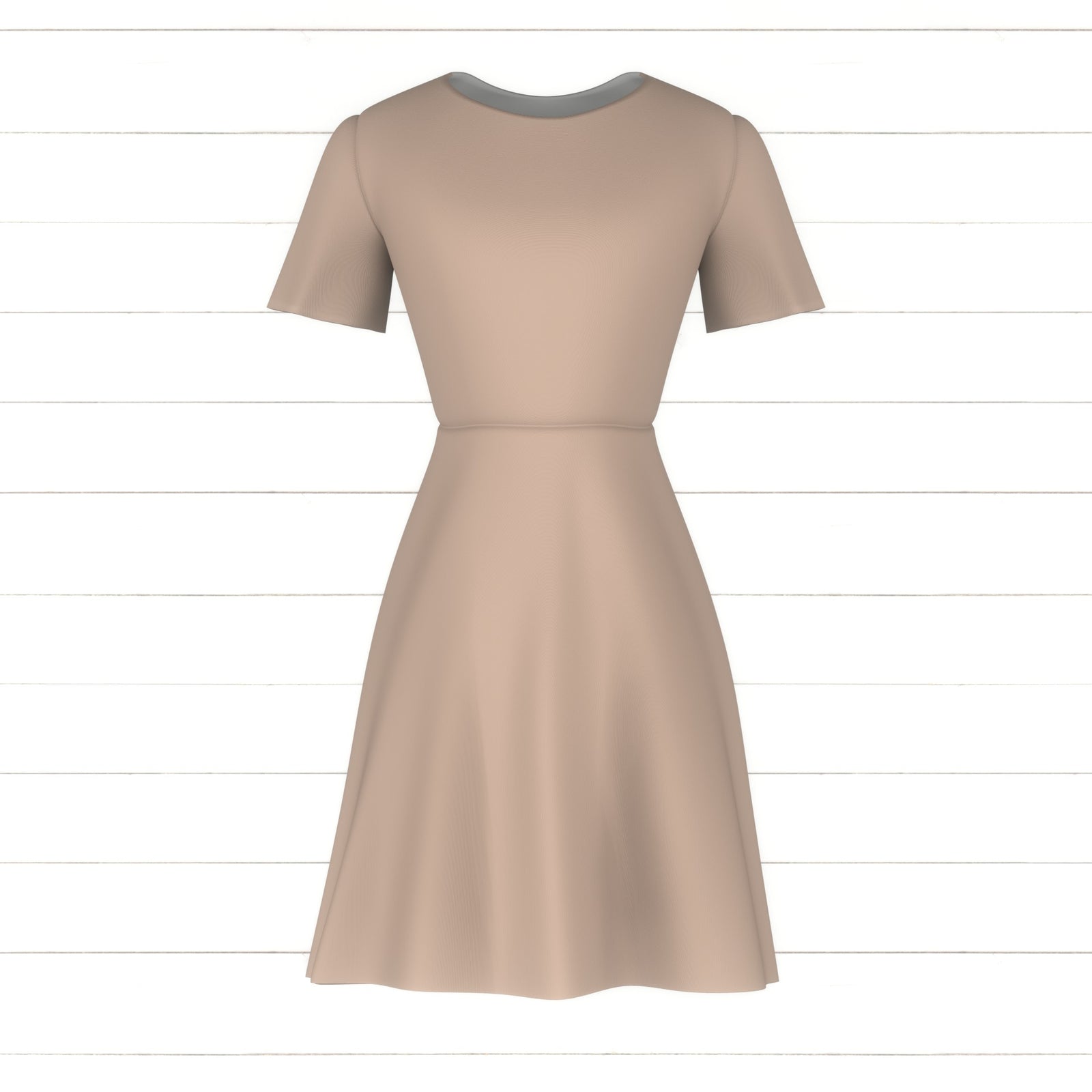 Neutral Tan, Light Beige, Pale Brown {PRINTED Solid Color} // By the Bay