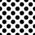 Polka Dots Black on white Image