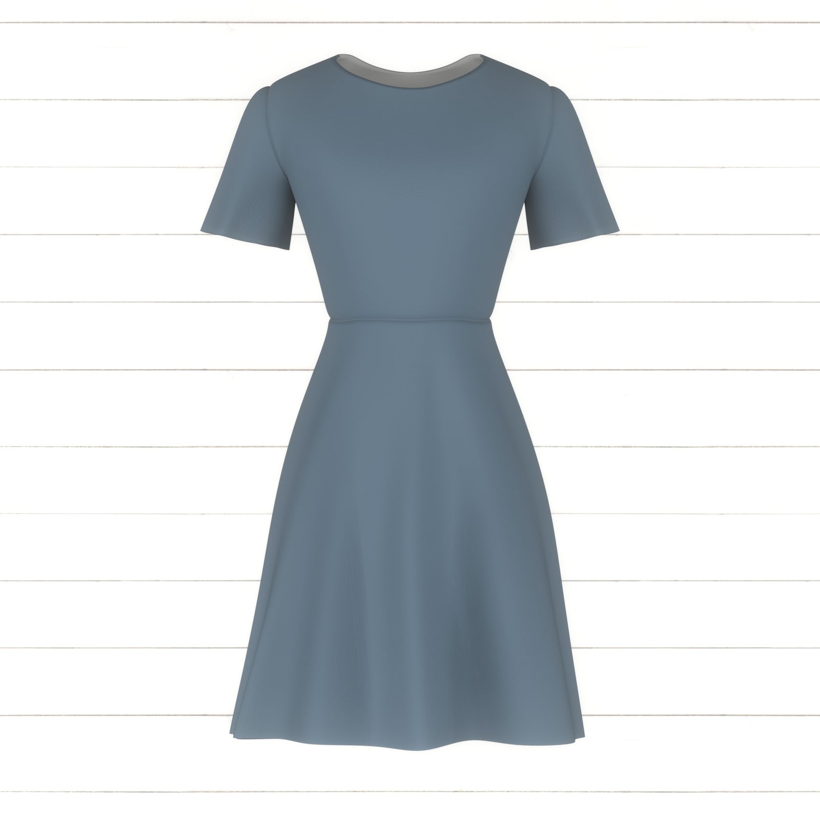 Ashley Blue {Solid Color} Muted Blue // Bundle Up