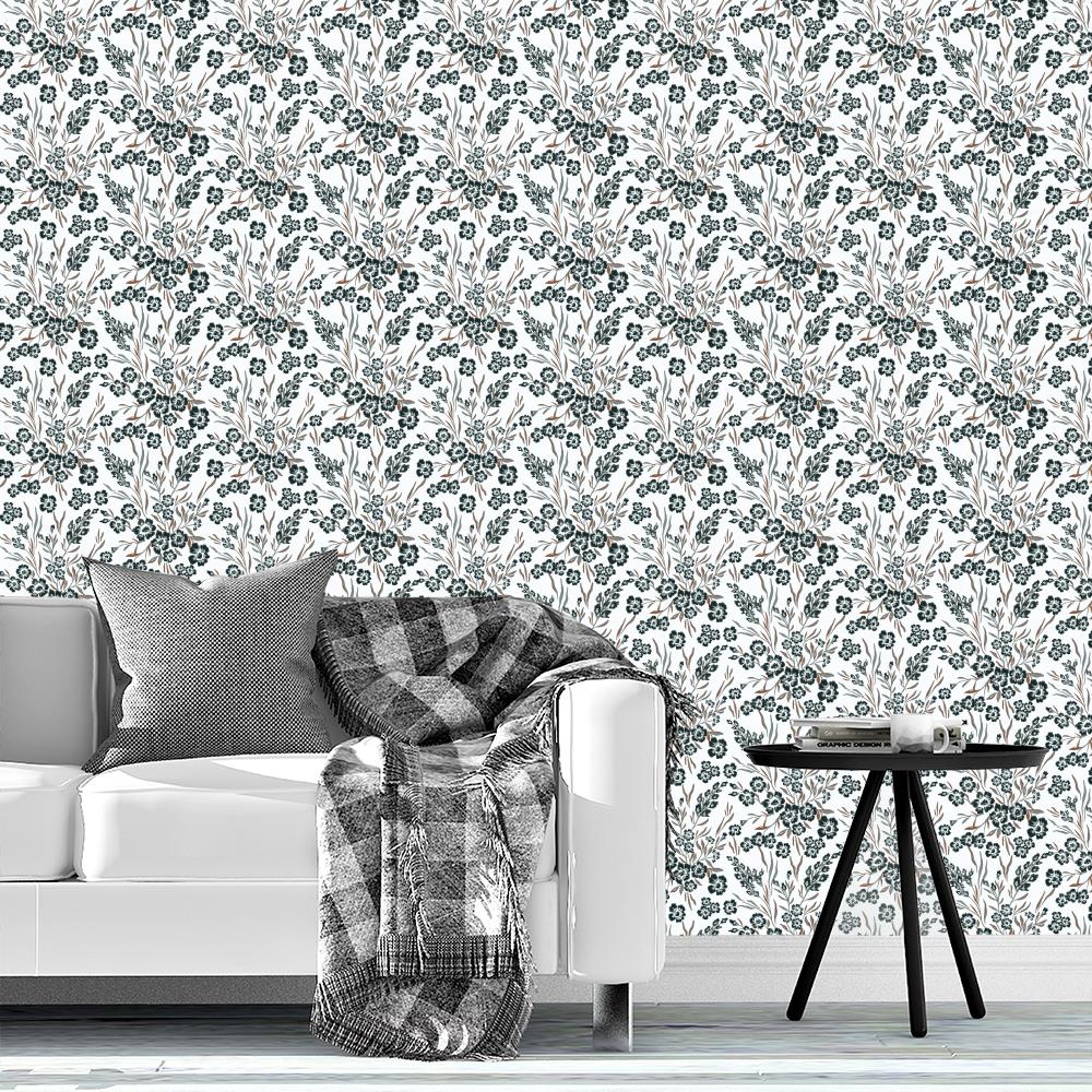 Heath in Rust by Lisee Ree | Wild Places collection | scattered floral