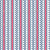 Baseball Stitch Stripes in Atlanta Braves Scarlet Red and Navy Image