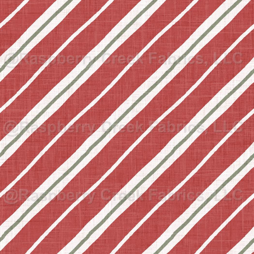 Holy Night Candy Cane Stripe Red