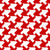 Houndstooth pattern, Red and White Image