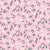 Tossed White Flowers and Leaves on Pink, Aegean Summer by Stephanie Fiona Design Image