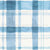 Plaid, Blue. Much loved bear. Image