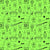 Witchcraft Elements Line Art Illustrations on Neon Green Image