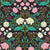 green and pink floral Elegance art and craft inspired Image