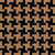 Houndstooth pattern, Black and Gold Image