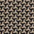 Houndstooth Pattern, Triskelion, Black and Cream Image