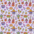 Traditional Day of the Dead Elements on Pastel Purple Image