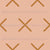 Cross Stitch X orange on dusty pink background, Garden of Love collection, boho Image