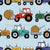 Tractors by MirabellePrint / Light blue Image