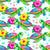 Tropical Rainbow Sea Turtles Image