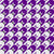 Creepy Masked Houndstooth in Purple and Grey Image