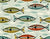 Retro Color Block Fish II ©studioxtine Image