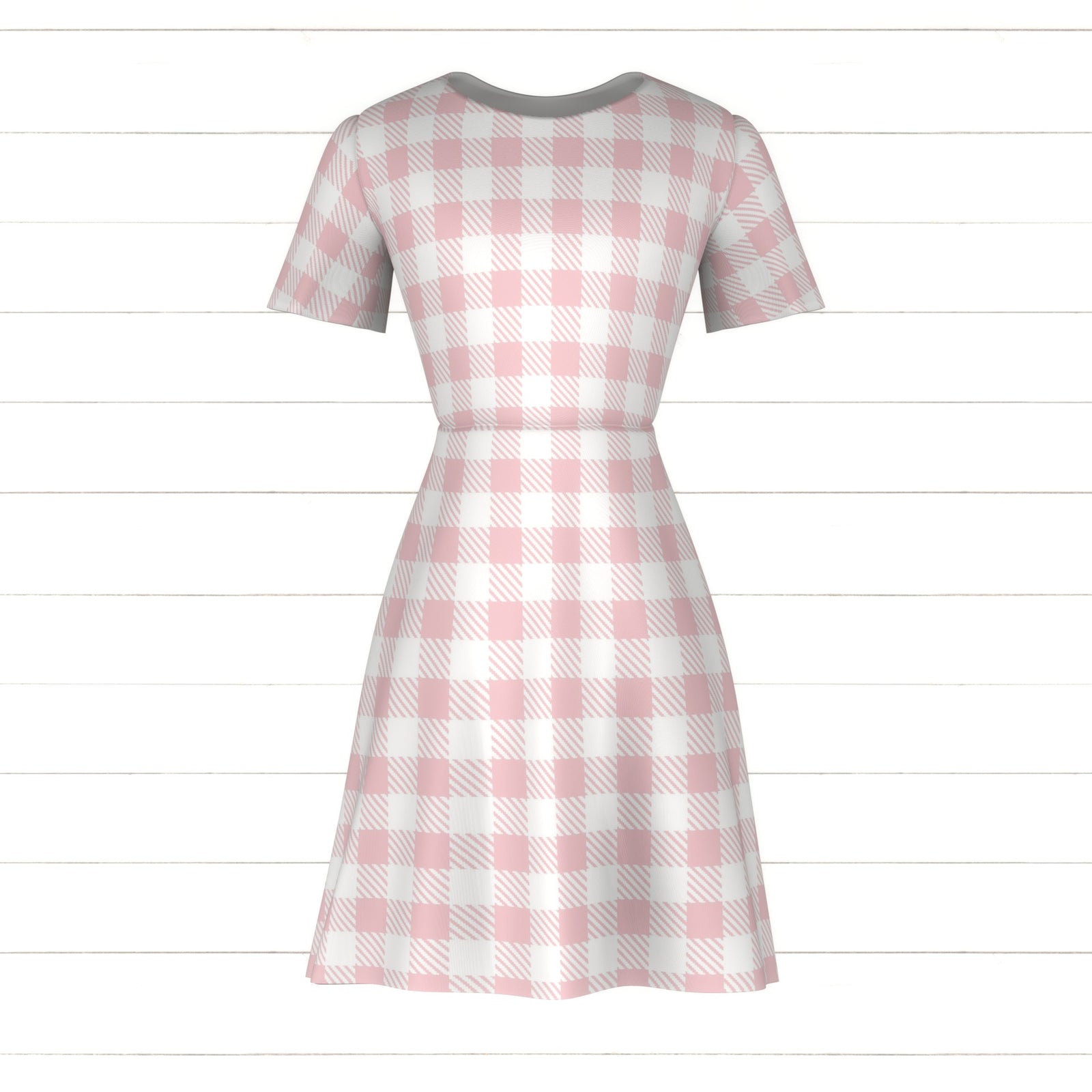 Cotton Candy Pink Gingham , Raspberry Creek Fabrics, watermarked