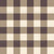 Academia Textured Woven Gingham Check in Dark Chocolate Brown Image