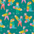 Bright Colorful Pencils and Cute Kids Classroom Stationery Sea Green Image