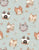 Kitty Love Cat Faces Baby Mint Image