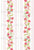 Romantic Vintage Dusty Pink Floral Border Blender Pattern Hand-Painted in Watercolor Image