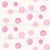 Polka dots simple pink hand drawn Image