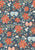 Dear Santa Bow Floral Navy Image
