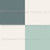 Geo Check Squares Blue Mint Beige Image